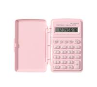 Mini calculadora, dispositivo de cálculo con tapa - Calculadora de mesa para estudiantes, para profesores, contadores, contadores, ingenieros, contables, oficina, casa, negocios, escuela, exámenes