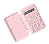 Mini calculadora, dispositivo de cálculo de bolsillo con tapa - Calculadora de mesa para estudiantes - para estudiantes, profesores, exámenes, escuelas, contables, cajeros, profesionales, oficina