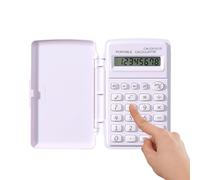 Mini calculadora | Herramienta de cálculo con tapa - Calculadora de mesa para estudiantes | para profesores, contadores, contadores, ingenieros, oficina, hogar, negocios, escuela, exámenes