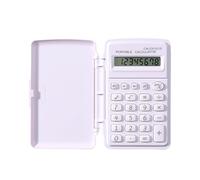 Mini calculadora - Herramienta de cálculo portátil con tapa | Calculadora de mesa para estudiantes - para profesores, oficina, casa, exámenes escolares y cajeros
