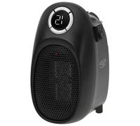 Adler Europe Mini calefactor portátil AD7726 sin cable 1500W, regulador 15–35ºC, temporizador 12h