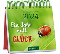 Mini calendario semanal Un año lleno de felicidad 2024