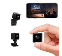 Mini Camara Espia WiFi 1080P, Visión Nocturna, Detecta Movimiento, Negro