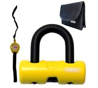 mini candado "u" abus 45mm amarillo UNICA
