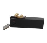 Mini Cepilladora Manual Mango Ergonómico y Base Plana para Recortar Bordes | Herramienta de Latón y Acero Diseño Estilizado, Adecuado para Reparaciones In Situ y Carpintería Profesional