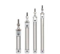 Mini cilindro neumático CDJ2B, varilla única de doble efecto, cilindro de elevación hidráulico, 1 unidad(15mm CDJ2B10)