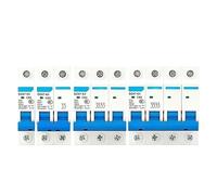 Mini circuito Breaker 1P 2P 3P 4P 6-63A Mount | Para distribución de energía doméstica e industrial, protección contra sobrecarga y cortocircuito (4 polos, 32 A)