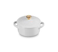 Mini Cocotte Cerámica Edición Limitada Holly de Le Creuset - 10 cm, 250 ml, Ideal para Horno, Microondas y Presentación Navideña