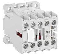 Mini contactor, modelo MC1C310ATD, 3 contactos principales NO y 1 contacto auxiliar NO, 24V DC, color blanco, 6,8 x 4,5 x 4,8 centímetros (referencia: 1SAL100216R9901)