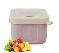 Mini contenedor de aperitivos, de molde de hielo reutilizable a prueba de fugas | Separadores de alimentos | Contenedores de silicona | Mini de alimentos con tapa para salsas | para aderezo