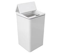 Mini Cubo de Basura con Tapa, 9L USB Sensor Inteligente de Carga Cubo de Basura Automático, Cubo de Basura sin Tacto para Oficina, Dormitorio, Café, Baño, Salón, Coche (Gris)