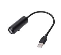 Mini de Luz USB con Dinosaurio con 10 Diapositivas Reemplazables | Brazo de Cuello de Cisne Flexible, Alimentado por USB, para Decoración de Fiesta o Dormitorio, Compatible con Banco de