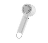 Mini enfriador personal, pequeño circulador de aire de 1200 mAh, silencioso, de mano, inalámbrica, de engranajes, máquina eléctrica recargable para playa, vacaciones, senderismo, regalo, útil