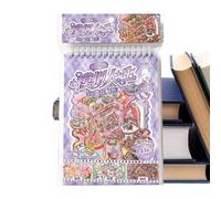 Mini escena pegatinas 3D con efectos visuales, 12 x 8 cm, libro de pegatinas con bonitos espacios, pegatinas de papel de dibujos animados, pegatinas de decoración para niños, estilo kawaii
