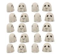Mini Fantasmas De Resina 20 Piezas Decorativas De Halloween Pequeñas | estatuas de fantasma para escritorio para hogar dormitorio centro mesa repisa chimenea sobremesa