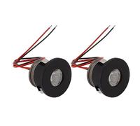Mini foco LED empotrable, luz de acento brillante de 12 V CC, 1 W, 80