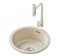 Mini Fregadero Redondo De Acero Inoxidable Para Cocina