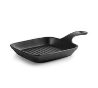 Lacor Magma Mini Grill Sin Base, Hierro Fundido, Negro