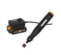 Mini herramienta rotativa makerx 20v batería 2ah y hub wx739