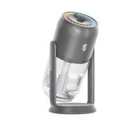Mini humidificador 2 en 1, 280 ml, ángulo ajustable, 2 temporizadores de | Purificador de aire nebulizador para viajes de negocios, hotel, hogar, dormitorio, sala de estar, oficina, viajes