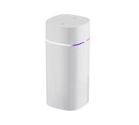 Mini humidificador, 600 ml, doble canal, USB, ultrasónico, silencioso, con luz de ciclismo colorida, apagado automático sin agua para el hogar, dormitorio, oficina, habitación interior, mesita de