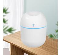 Mini Humidificador USB 220 ml,Humidificador Portátil de Escritorio para Dormitorio,Oficina & Viaje,Silencioso con Luz LED