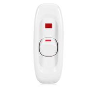 Mini interruptor de iluminación con luz indicadora LED, AC 25V 1A para lámpara de mesa, escritorio, pared y espejo, fácil instalación en línea, Suitable for hogar y oficina