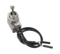 Mini Interruptor de Palanca 3a 125v, Precableado 18awg, Spst | Cuerpo, Contactos Metálicos y Botón Oscilante, Diseño Compacto para Tableros, Talleres y Luces