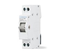 Mini interruptor de transferencia manual, conmutación manual de CA 110 V/240 V, mini interruptor de alimentación dual para hogar y generador, interruptor de cambio rápido montado en riel DIN