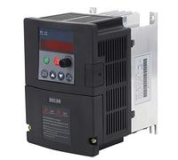 Mini inversor convertidor de frecuencia Entrada monofásica Salida trifásica Carcasa de Aluminio Negra (2.2KW)