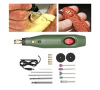 Mini juego de amoladora taladro eléctrico, resina epoxi, arte y joyería DIY, Kit herramientas eléctricas, accesorios pulido corte Para uso doméstico