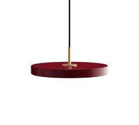 Mini Lámpara Colgante Asteria Plus Rojo Rubí/ Latón