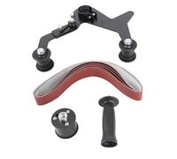 Mini Lijadora de Cinta de Acero Inoxidable, Máquina Pulidora de Aleación de Aluminio, Lijadora de Cinta de Tubo, Minimáquina de Lijado DIY (M14)