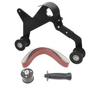 Mini Lijadora de Cinta de Acero Inoxidable, Máquina Pulidora de Aleación de Aluminio, Lijadora de Cinta de Tubo, Minimáquina de Lijado DIY (M10)