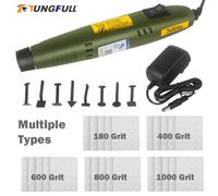 Mini lijadora tipo bolígrafo de 18W, 110V/220V, herramienta de pulido de ranuras para modelos y moldes de bricolaje Group 2