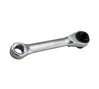 Mini llave de carraca, herramientas de mano de 1/4 pulgadas de doble cabeza, llave de trinquete rápida, herramientas de mano, destornillador de 1/4 pulgadas