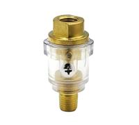 Mini lubricador de aceite en línea Engrasador de herramientas de aire, contenedor de alimentación de aceite automático for llave, amoladora, piezas de mantenimiento de pulido, 10 Uds.(Blue)