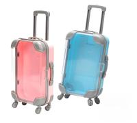 Mini Maletas Pequeñas,2 PCS Mini Maleta de Regalo con Ruedas y Asa Forma Original de Regalar Dinero para Bodas y Cumpleaños Hucha Decorativa para Viajeros Maleta Caja para Dinero o Cupones de Viaje
