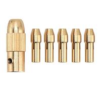 Mini Mandril de Amoladora Eléctrica, Mandriles de Molienda Eléctricos Pequeños 1/64in ~ 1/8in Rápido 4 Mordazas para Carpintería para Herramientas Rotativas para Brocas