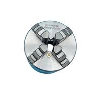 Mini mandril de torno de 80 mm K12-80 - Mandril de torno de acero manual autocentrante de 4 mordazas