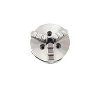Mini mandril de torno K01-80B de 80 mm, 3 mordazas, manual, con tornillo roscado de montaje y autocentrado