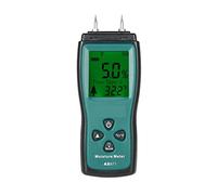 Mini medidor de humedad madera portátil AS971 LCD Dispalía digital Detector húmedo Probador 2 pines pin Rango sonda 2%~ 70%,Medición precisa