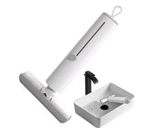 Mini Mopa - 10,63 x 5,91 x 1,18 pulgadas Herramienta de limpieza de ventanas, esponja de escritorio | Mopa portátil con mango para hogar, apartamento, baño, cocina, encimera, mesa de comedor, lavabo