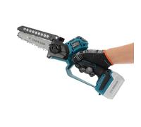 Mini motosierra con batería de 6 pulgadas y 8 pulgadas, motor sin escobillas, 21 V, compatible con Makita 18 V, sierra de árbol para jardinería, corte de ramas ligero