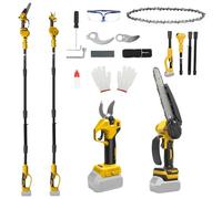 Mini Motosierra y Tijeras de Podar 4 en 1 para Dewalt 20V (sin batería)