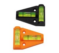 Mini nivel de burbuja tipo T de plástico, bueno para caravana, Camper, nivel de burbuja, herramienta de diagnóstico, piezas de instrumentos de medida BLACK