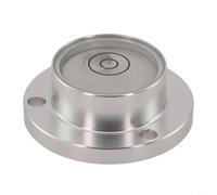 Mini para brida de nivel de burbuja horizontal de 30 x 20 x 11 mm para escala electrónica, herramienta de medición de precisión de fibra de carbono de metal (blanco)