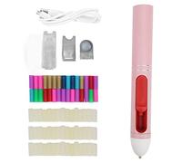 Mini Pegamento Termofusible Recargable por USB, Estilo Bol¨ªgrafo, 2200 mAh, para Manualidades e Industria, 120 min en Espera
