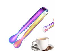 Mini Pinzas de Servir - Pinza para Alimentos de 11x1,7 cm | Piņza de Servir de Acero Inoxidable para, Pinzas de Cocina Universales Antióxido, Piņza Pequeña de Aperitivos para Servír Cubitos de