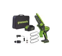Greenworks GD48MCS10XK2 - Podadora manual de batería sin escobillas - 48V 2Ah